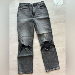 Abercrombie Black High waisted jeans